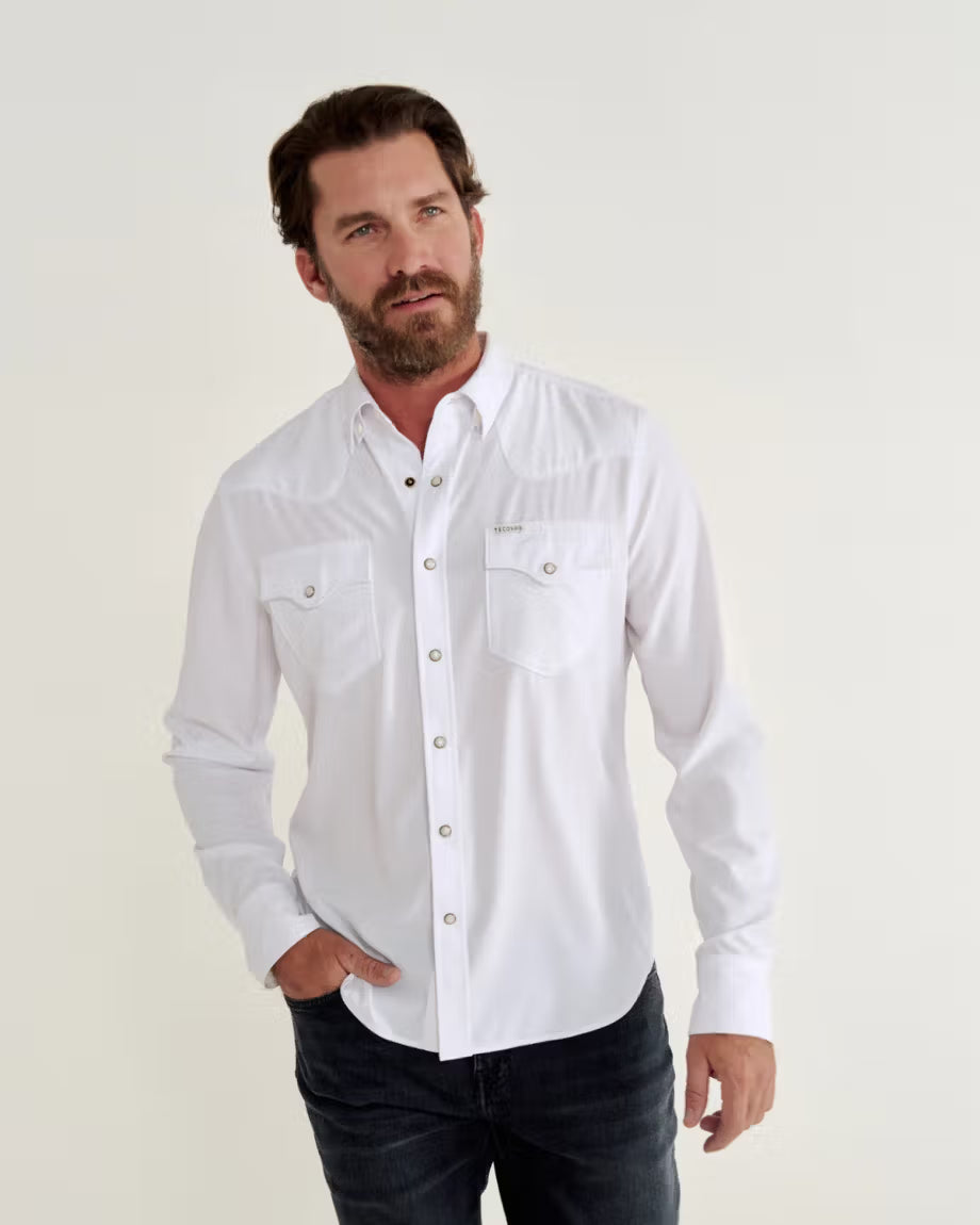 Tecovas Men's Performance Western Long Sleeve Pearl Snap