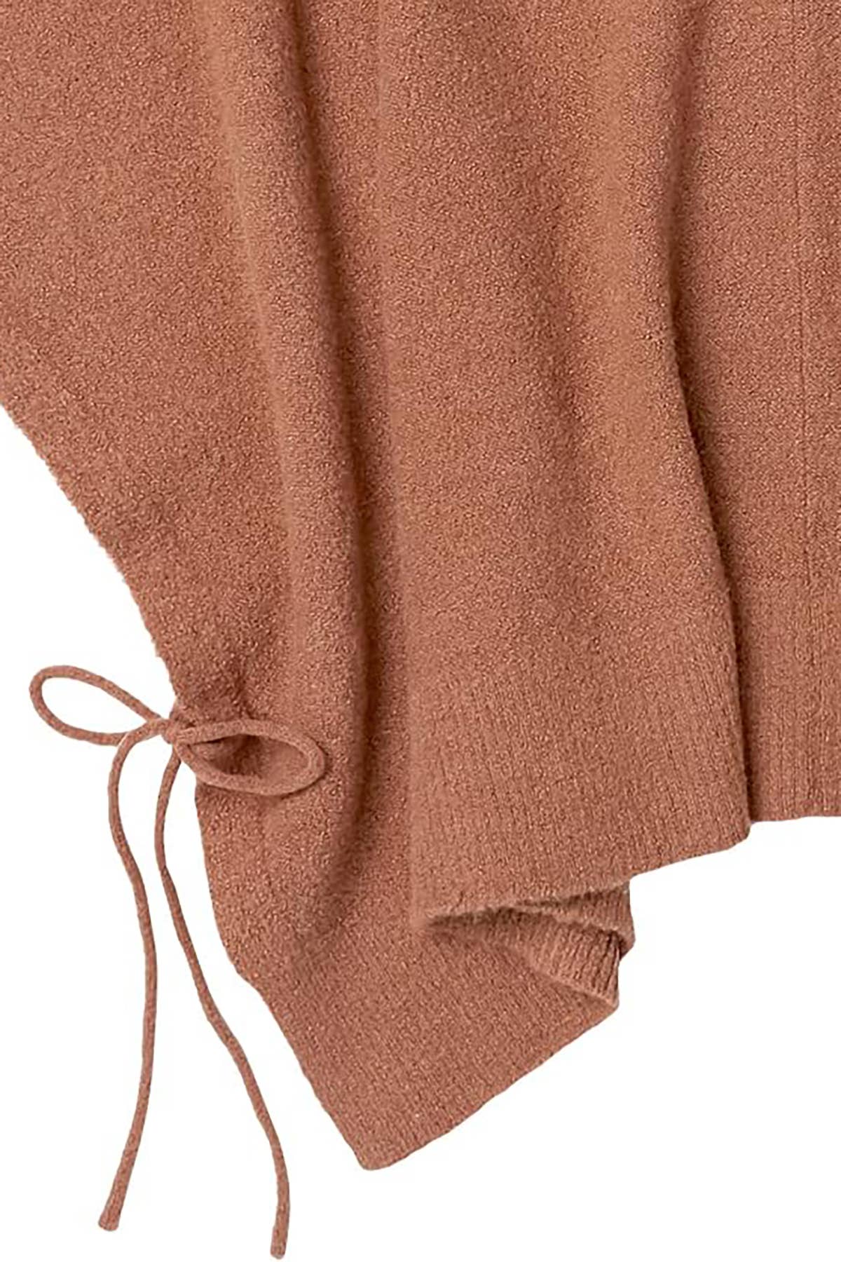 Winslow Collection Cozy Cowl Neck Knit Poncho - Caramel