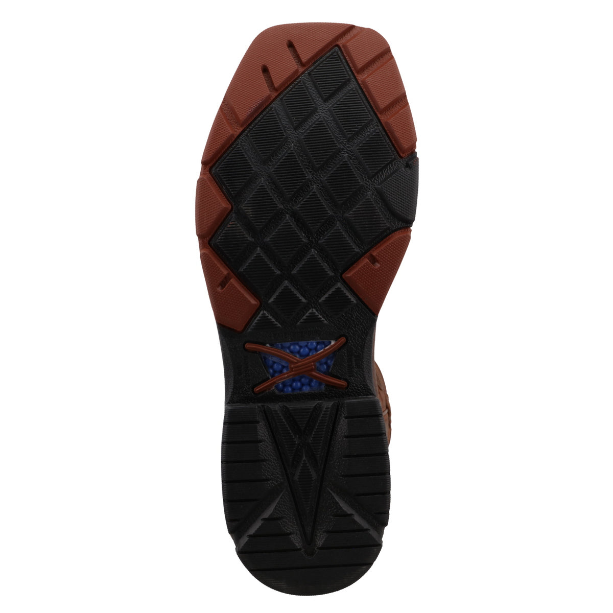 Twisted X Men's 12" Western Work Boot - Ginger & Rust