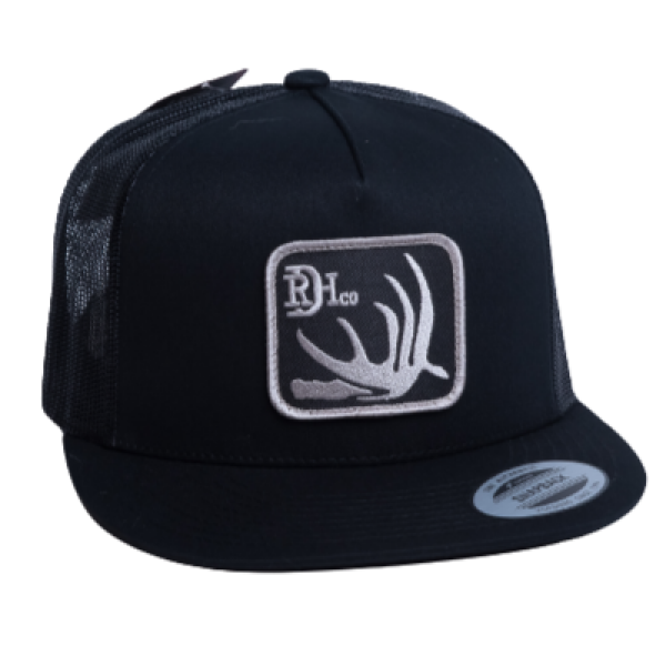 Red Dirt Hat Co. Deer Shed - Black/Black 5 Panel