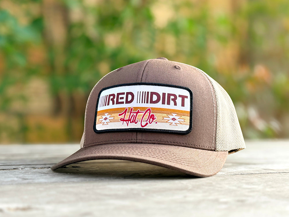 Red Dirt Hat Co. Trailblazer - Brown/Khaki 6 Panel