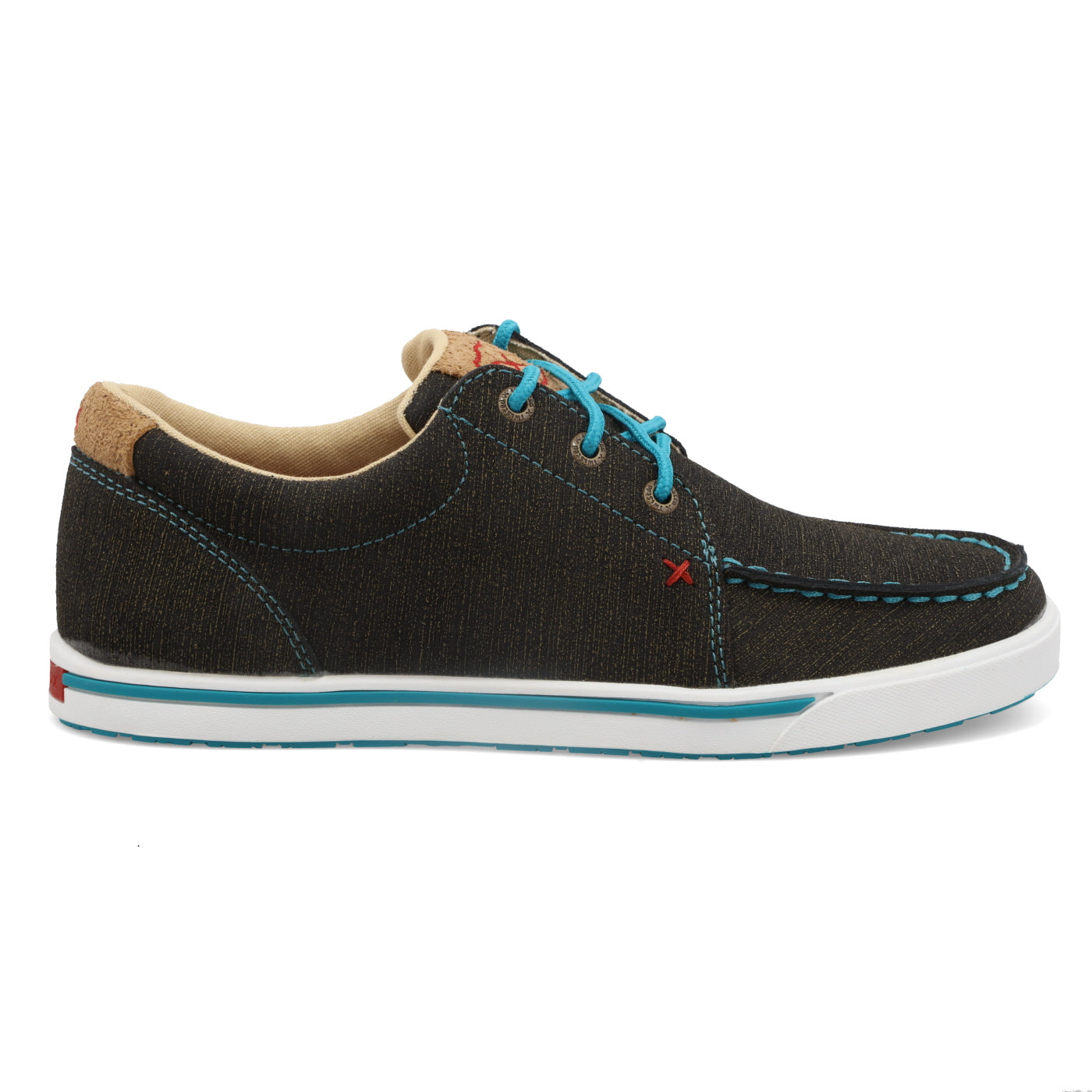 Twisted X Women's KICKS Charcoal & Turquoise