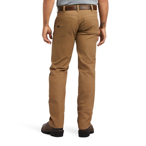 Ariat Men's Rebar M7 Slim DuraStretch Made Tough Straight Pant - Field Khaki - 10036734 - 28X28