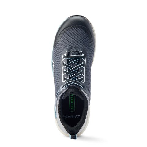 Ariat Women's Outpace SD Composite Toe Ebony Grey Work Shoe - 10044427 - 5.5B