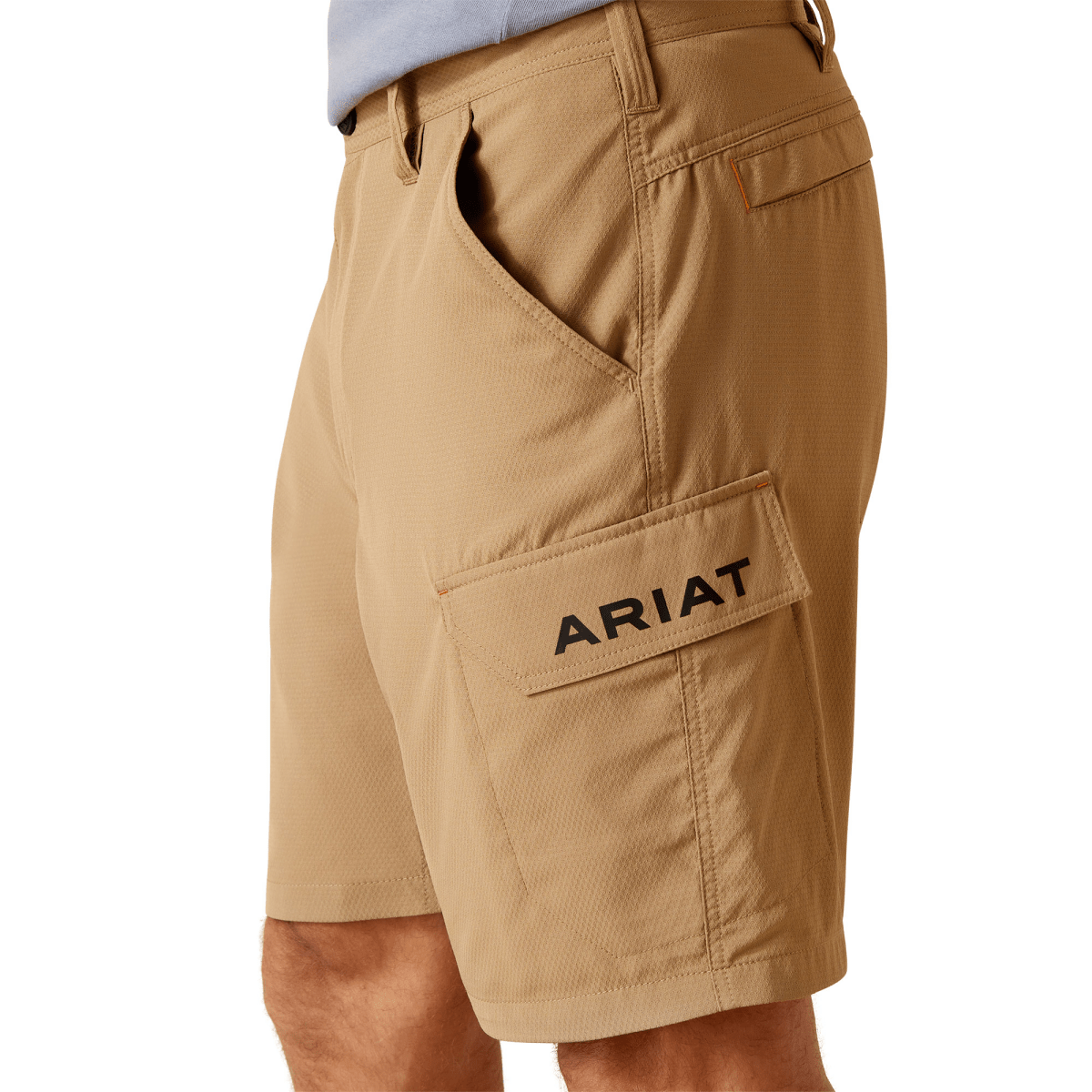 Ariat Men's Rebar WorkFlow Ultralight Field Khaki Short - 10048225 - 28R