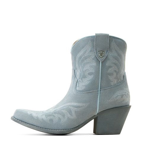 Ariat Women's Chandler Baby Blue Suede 7" Western Boot - 10050898 - 5.5B