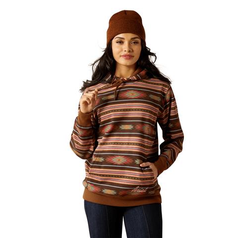 Ariat Women's Soft Silt Serape Print Skyline Hoodie - 10053957 - XS