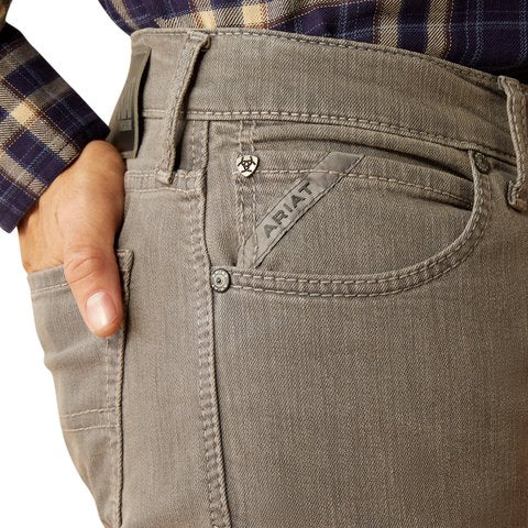 Ariat Men's M7 Slim Hansen Fossil Brown Straight Jeans - 10054258 - 28X30