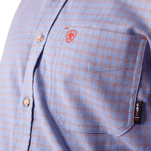 Ariat Men's Wedgewood FR Olvera Long Sleeve Work Shirt - 10054462 - S