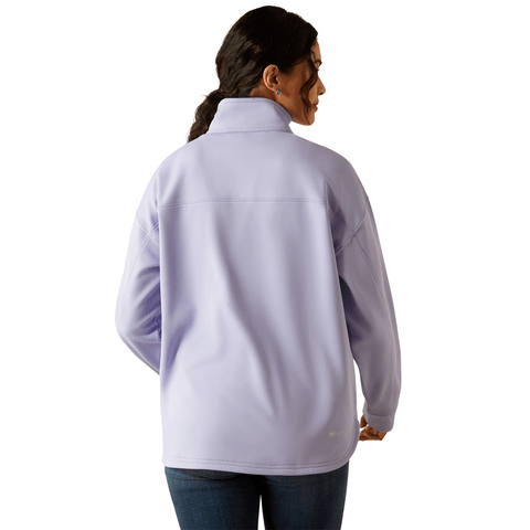Ariat Women's Sweet Lavender Breeze Logo 1/2 Zip Sweatshirt - 10054498 - XS