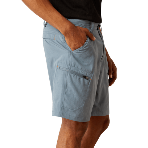Ariat Men's Rebar WorkFlow Ultralight Blue Mirage Shorts - 10058850 - 28