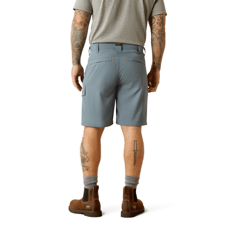 Ariat Men's Rebar WorkFlow Ultralight Blue Mirage Shorts - 10058850 - 28
