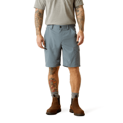 Ariat Men's Rebar WorkFlow Ultralight Blue Mirage Shorts - 10058850 - 28