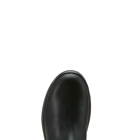 Ariat Men's 6" All Black Turbo Chelsea Waterproof Round Toe Work Boot - 10060896 - 7D