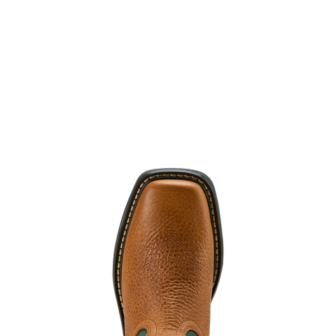 Ariat Kids 8.5" Honey Tan WorkHog XT Coil Square Toe Western Boot - 10061179 - 11M