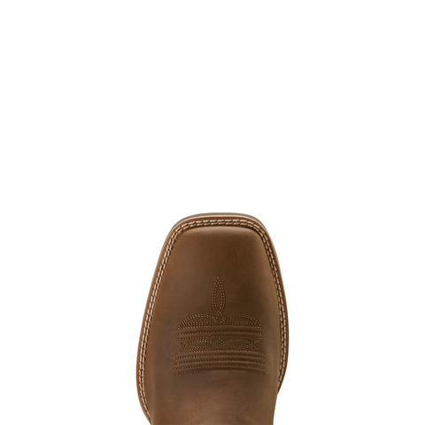 Ariat Men's 11" Distressed Brown Sport Freeedom Wide Square Toe Western Boot - 10061326 - 7D