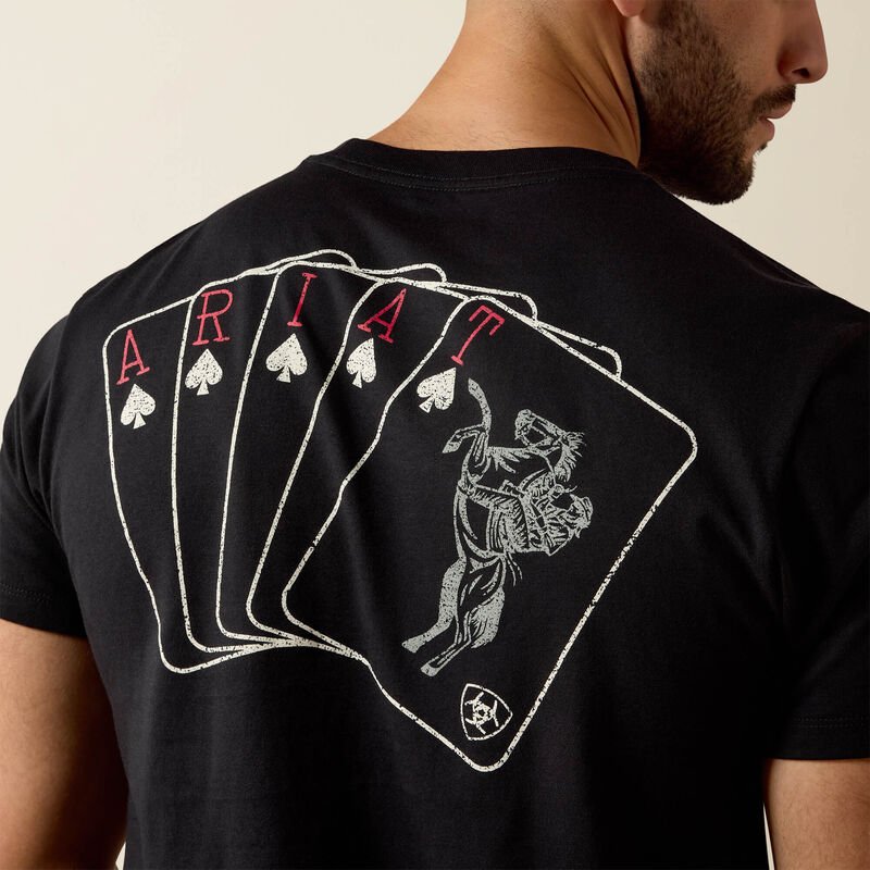 Ariat MNS Ariat Ranch Royalty T-Shirt - Black - 10080686-S