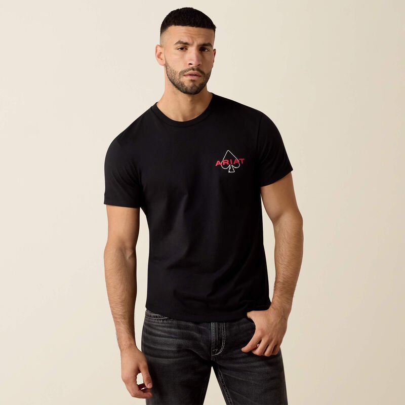 Ariat MNS Ariat Ranch Royalty T-Shirt - Black - 10080686-S