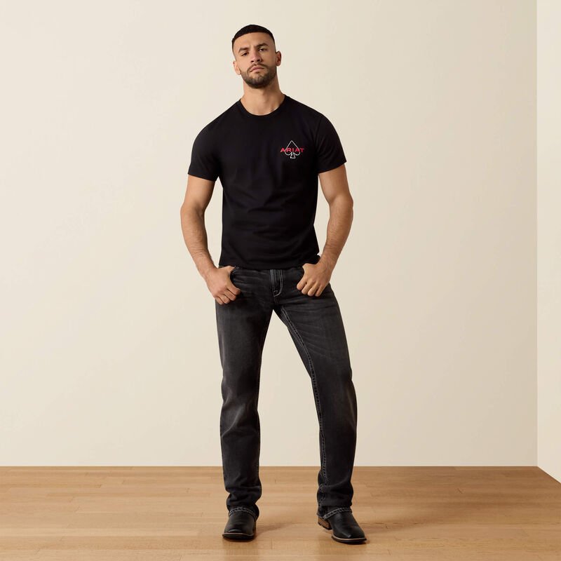 Ariat MNS Ariat Ranch Royalty T-Shirt - Black - 10080686-S