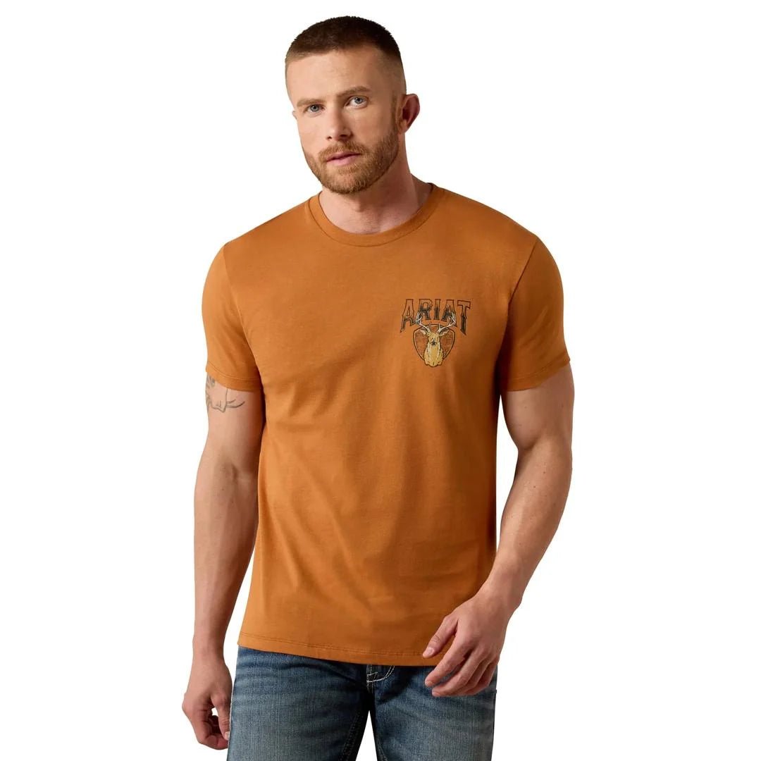 Ariat Mens Trophy Room T-Shirt - Adobe - 10080701-S