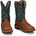 JUSTIN MEN'S 11" RESISTOR NANO COMPOSITE TOE WORK BOOT - CR4010 - 8D