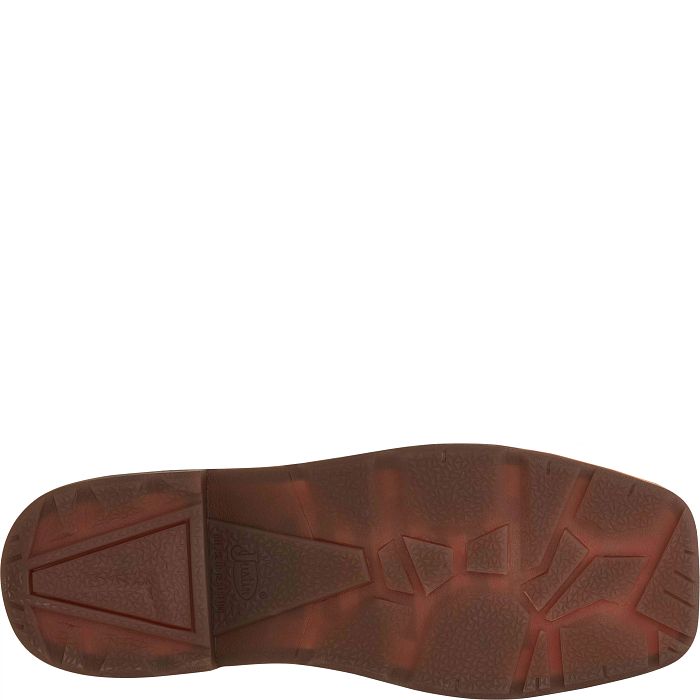 JUSTIN MEN'S 11" RESISTOR NANO COMPOSITE TOE WORK BOOT - CR4010 - 8D