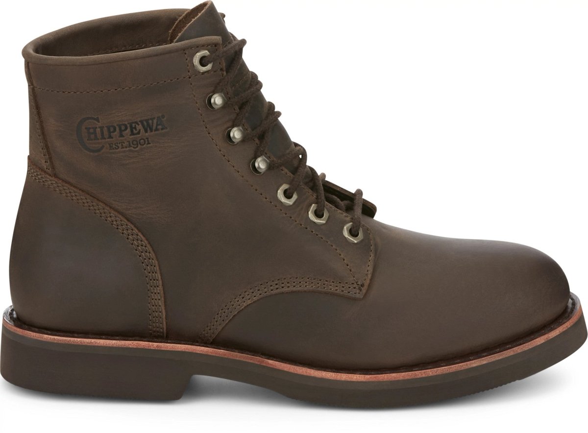 Chippewa Men's 6" Classic 2.0 Wood Lace Up Round Toe Work Boot - NC2065 - 6D