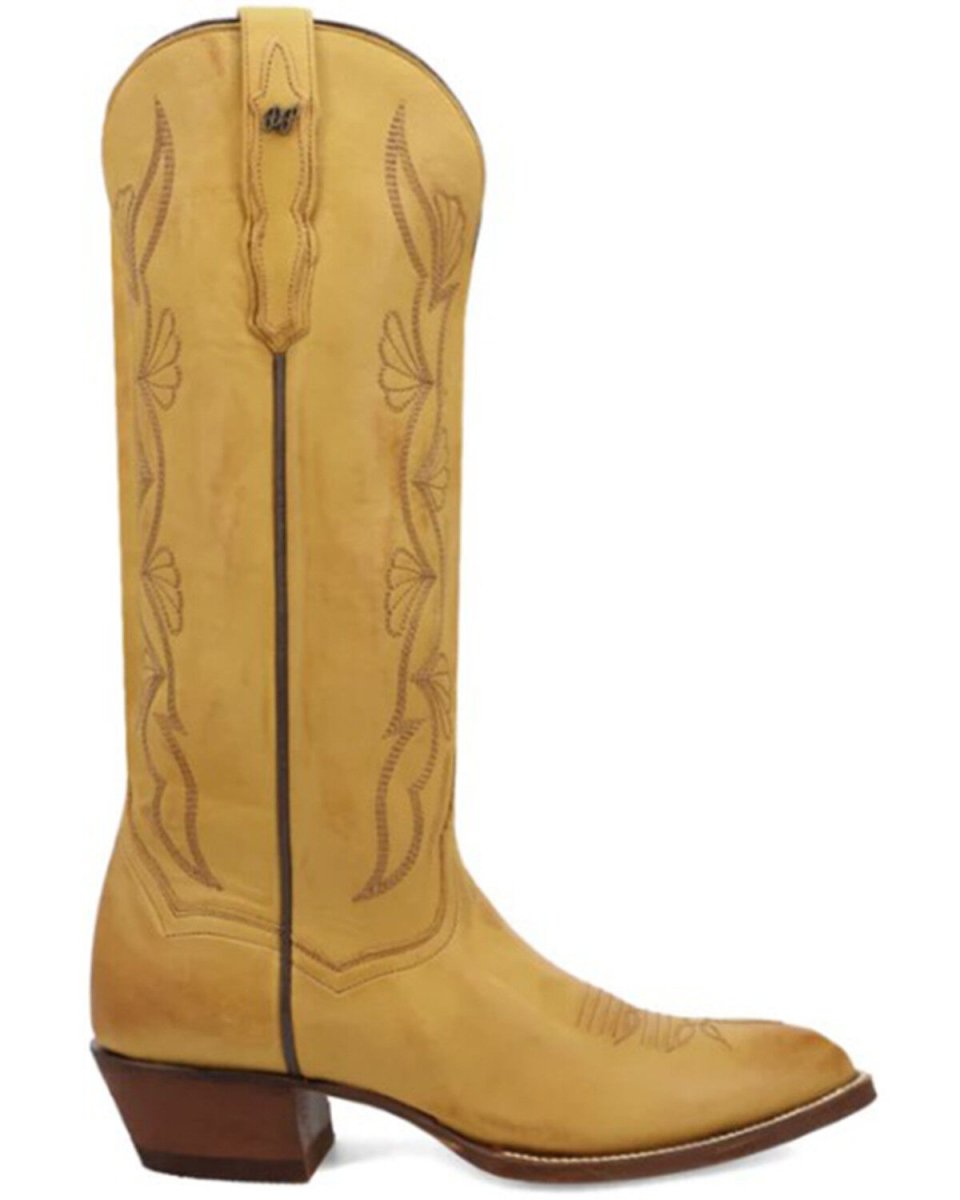 Women's Dan Post Women's 14" Mustard Sunrise Canyon Leather Western Boot - DP7030 - 6M
