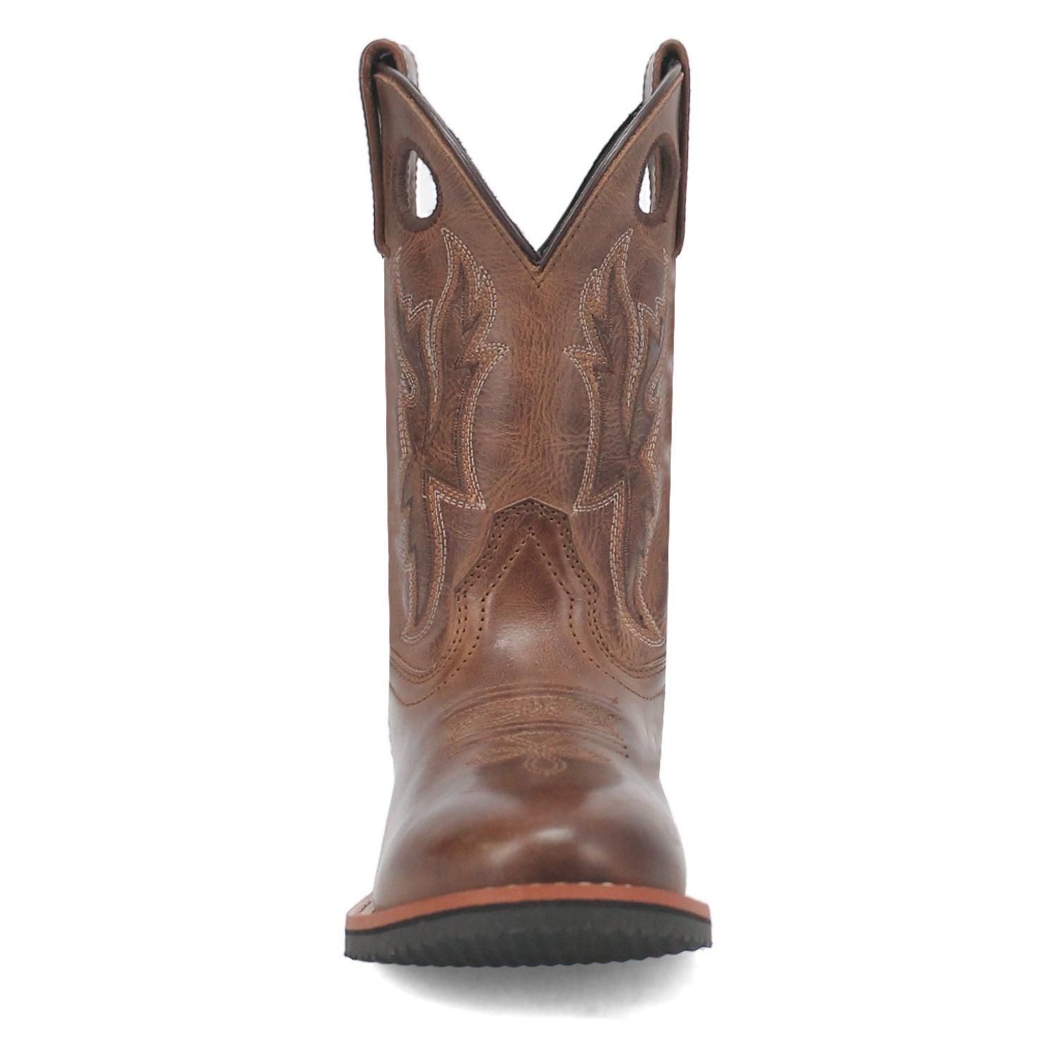 Dan Post Boys 8" Brown Lil' Dawson Square Toe Western Boot - DPC2822 - 8.5D