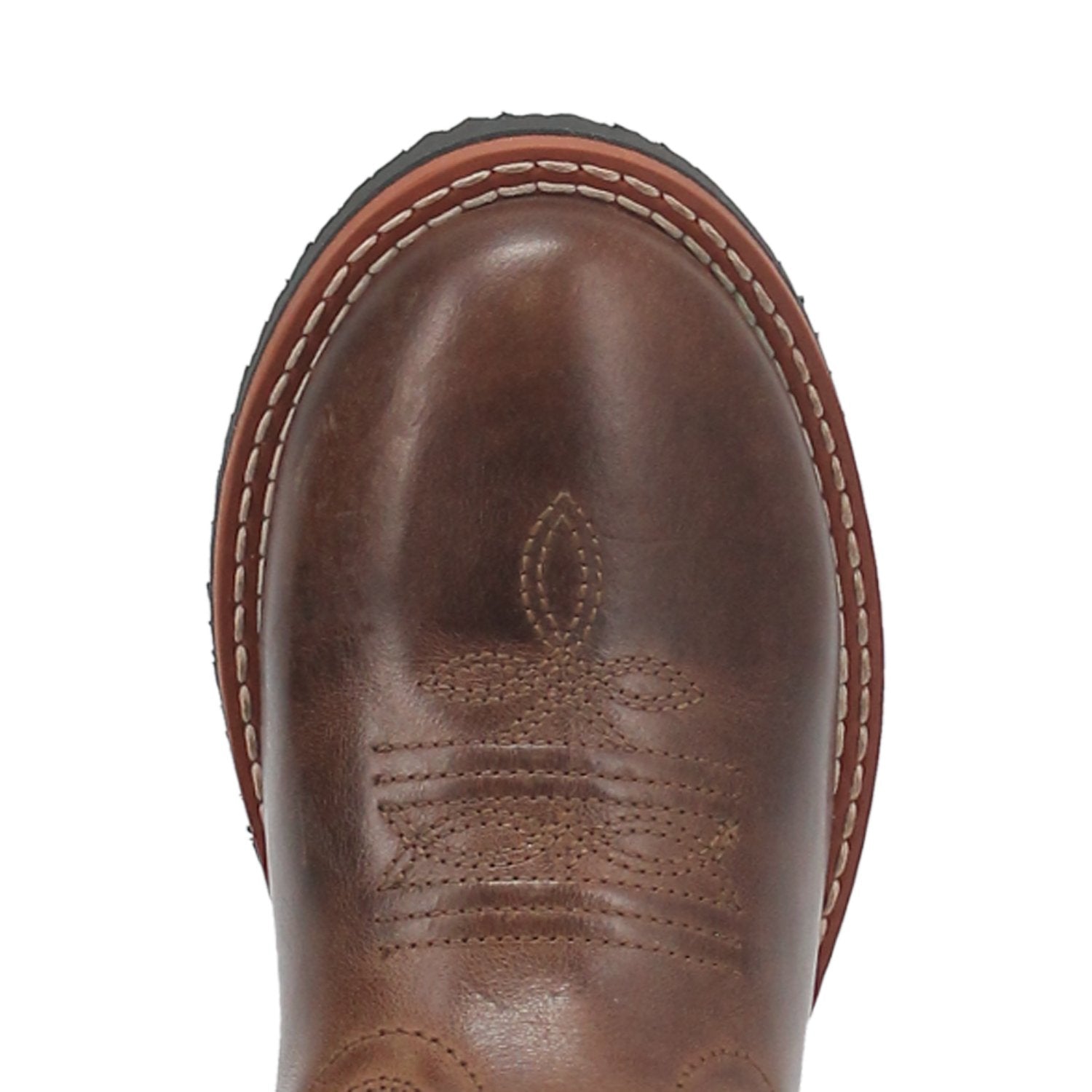 Dan Post Boys 9" Brown Round Toe Western Boot - DPC3822 - 3.5D