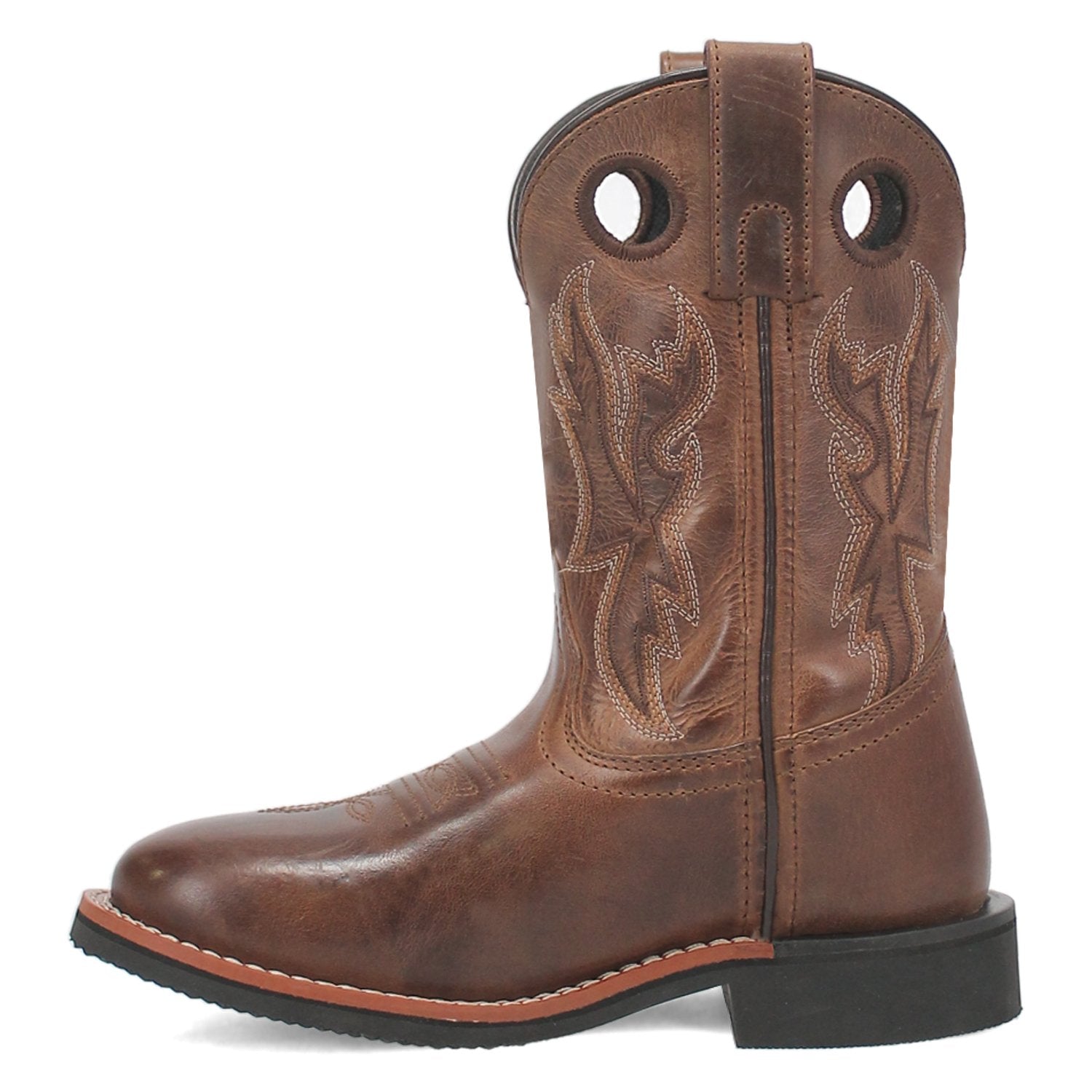 Dan Post Boys 9" Brown Round Toe Western Boot - DPC3822 - 3.5D