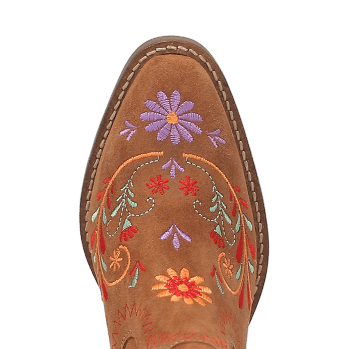 Dingo Women's 8" Camel Sugar Bug Leather Bootie - DI179 - BG4 - 6M