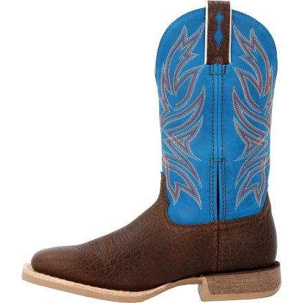 Men's Durango 12" Rebel Pro Bay Brown/Brilliant Blue Western Boot - DDB0421