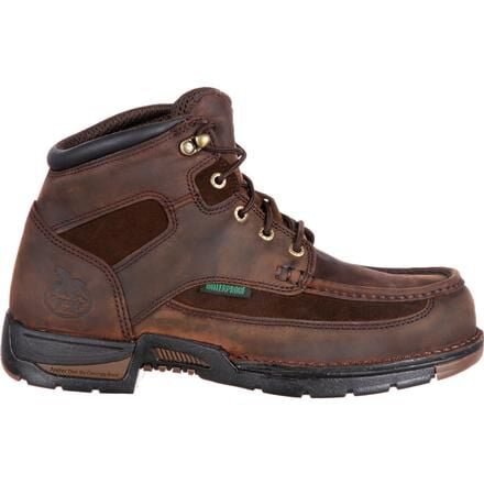 Georgia Boot Men's Athens 6" Moc Steel Toe Waterproof Work Boot - G7603 - 8M