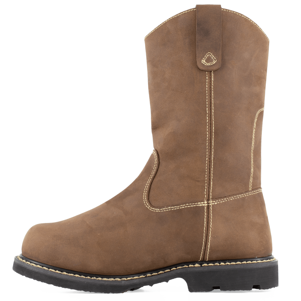 Iron Age Men's 11" Groundbreaker Pull - On Met Guard Composite Toe Work Boot - IA5094-7M