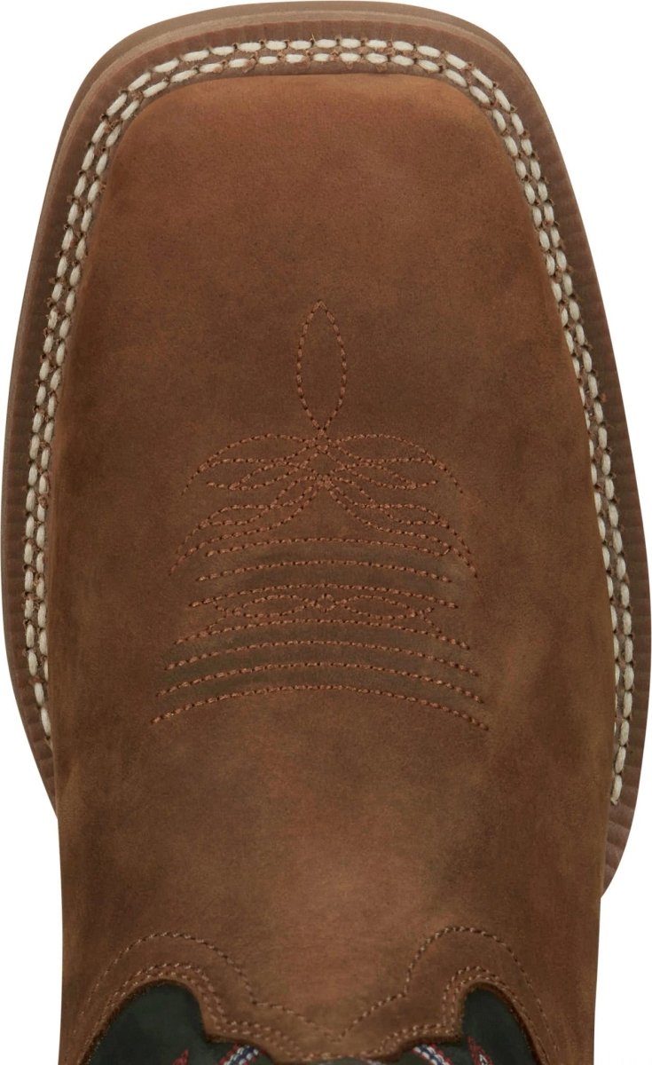 Justin Men's 11" Pecan Show Stopper Square Toe Western Boot - FN7122 - 7D