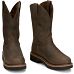 Justin Men's Carbide Hickory Brown Cowhide Work Boot - OW4440 - 6D