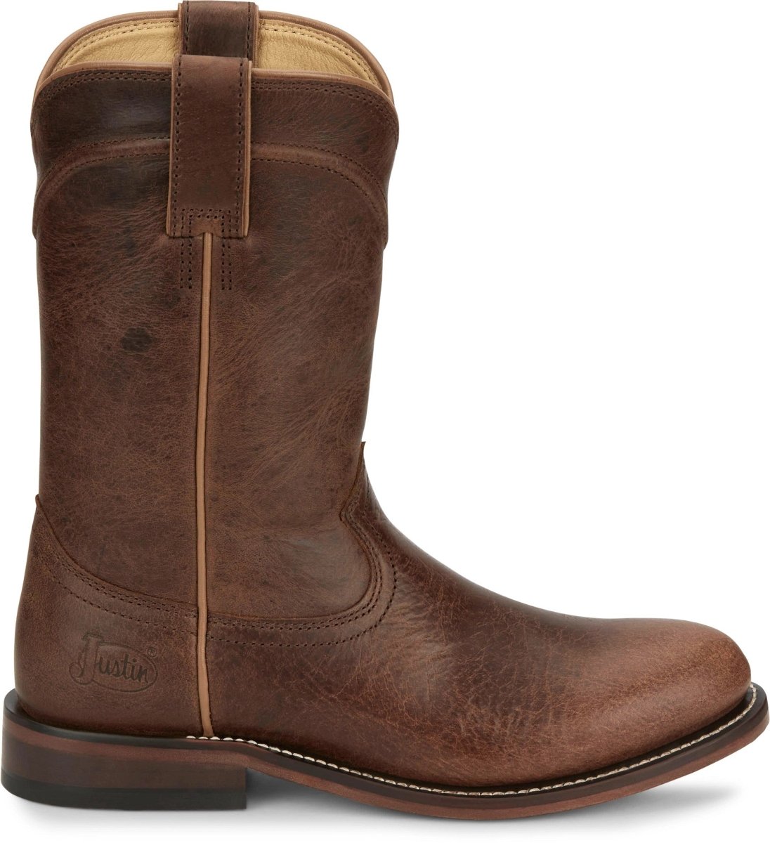 Justin Women's 10" Holland Brown Roper Western Boots - RP3311 - 6B
