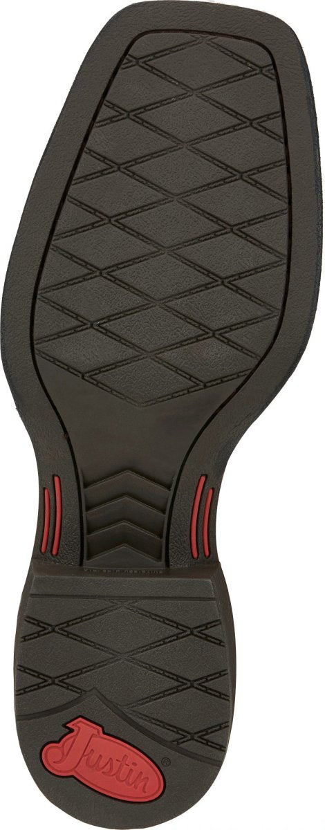 Justin Men's 11" Canter Whiskey Brown Square Toe Western Boot - SE7510 - 8D