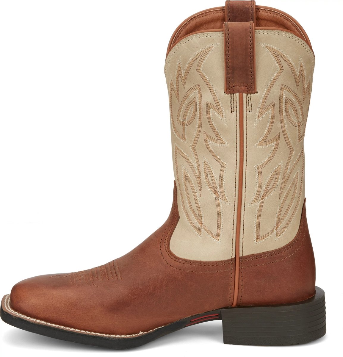 Justin Men's 11" Canter Whiskey Brown Square Toe Western Boot - SE7510 - 8D