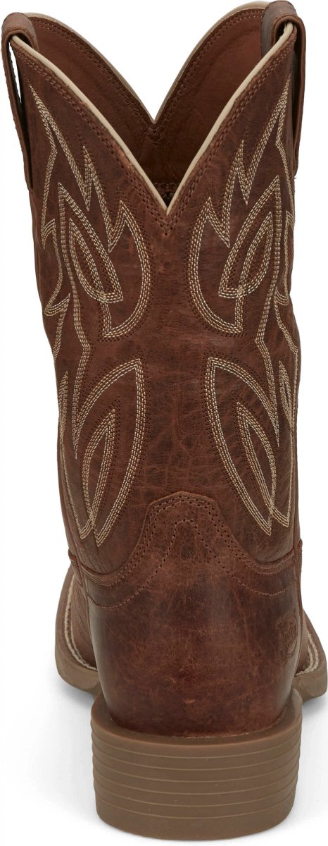 Justin Men's 11" Canter Amber Brown Square Toe Western Boot - SE7516 - 8D