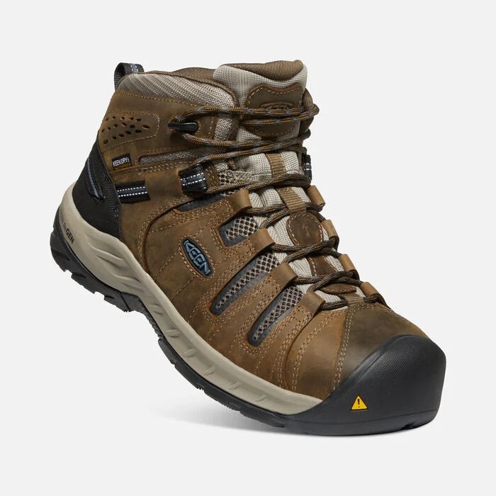 KEEN Utility Men's 6.5" Waterproof Flint II Round Steel Toe Work Boot - 1023237 - 7D