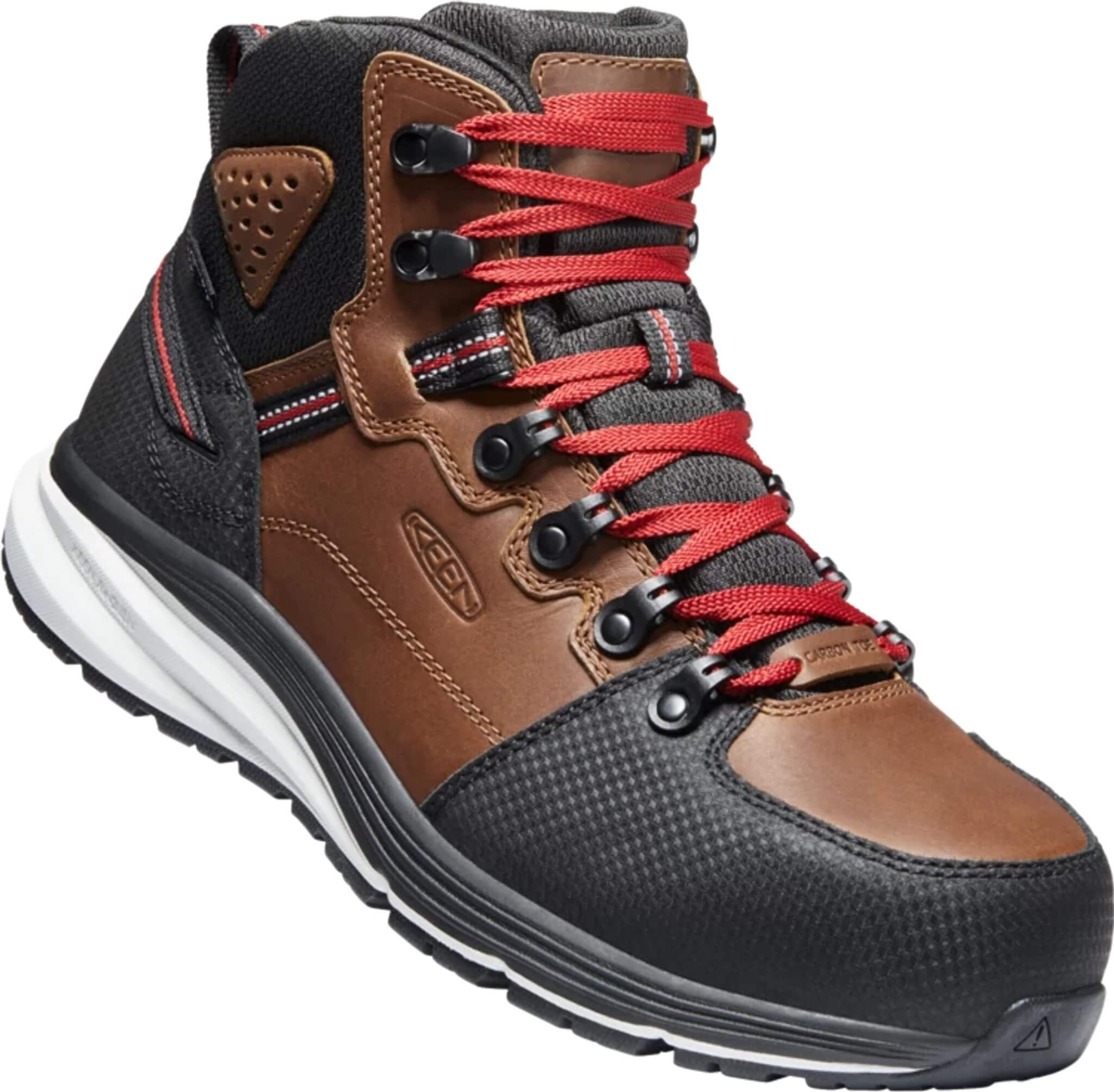 KEEN Utility Men's 7" Waterproof Red Hook Round Carbon - Fiber Toe Work Boot - 1024576 - 7D