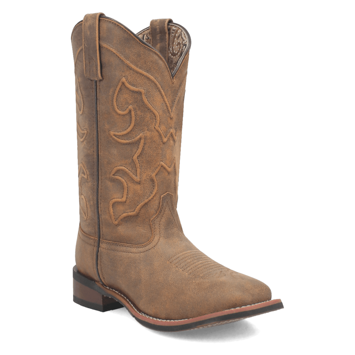 Laredo Women's 11" Megan Tan Square Toe Western Boot - 3119 - 6M