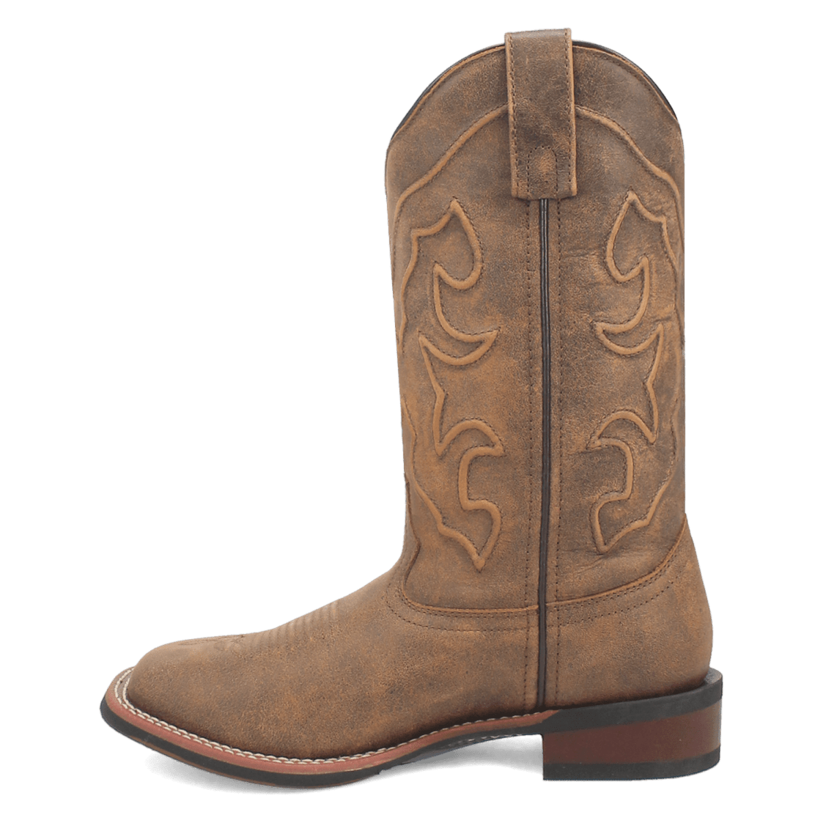 Laredo Women's 11" Megan Tan Square Toe Western Boot - 3119 - 6M