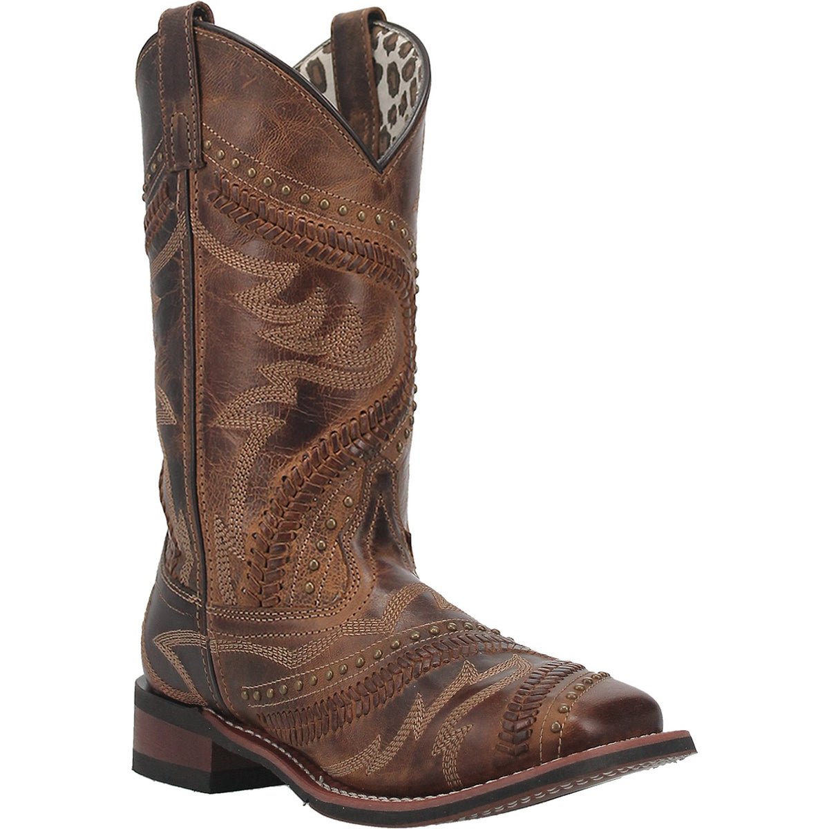 Laredo Women's 11" Charli Tan Square Toe Western Boot - 5893 - 6M