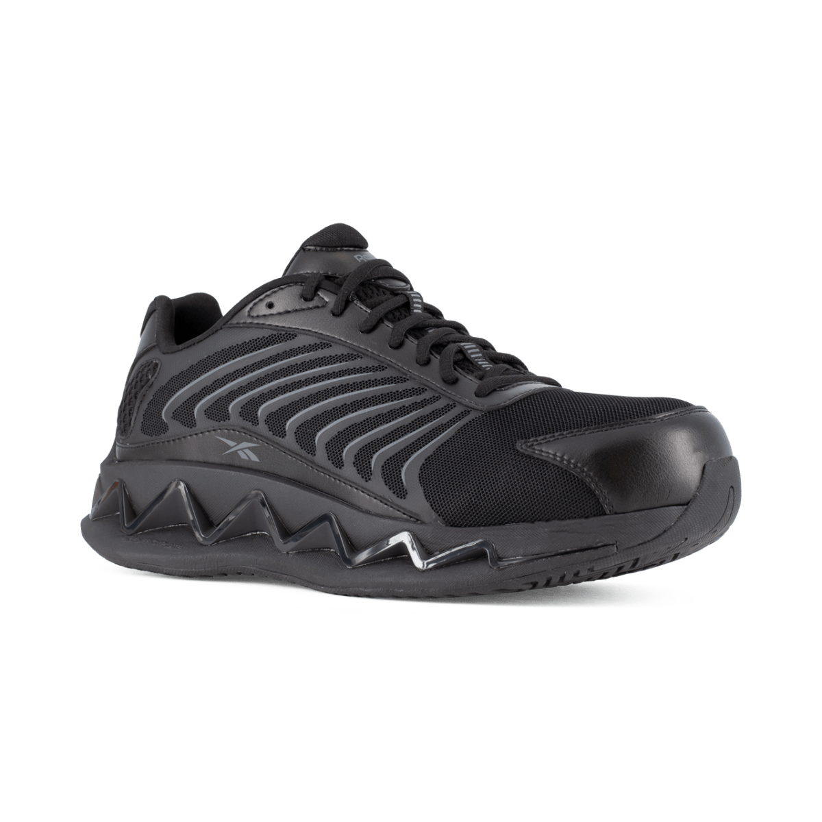 Reebok Women's Zig Elusion Heritage Black Round Composite Toe Safety Shoe - RB302 - 5M