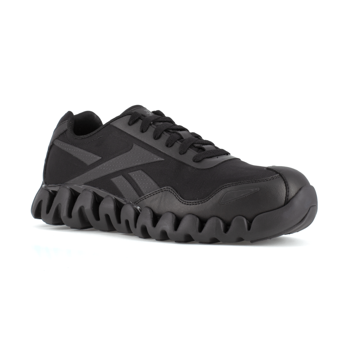 Reebok Women's 4" Zig Pulse Black Round Composite Toe Work Shoe - RB319 - 6M
