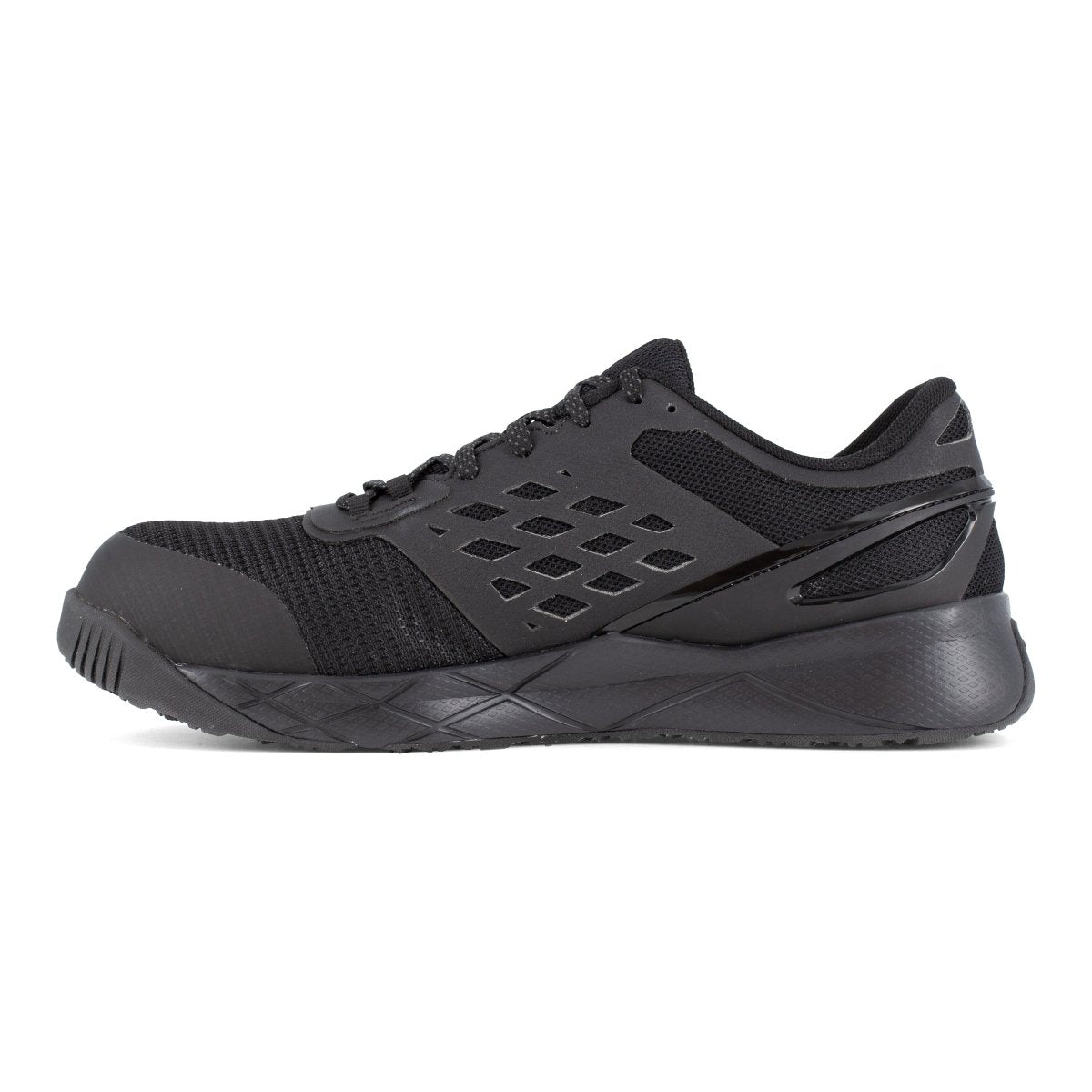 Reebok Men's Black Athletic Nanoflex TR Lace Up Work Shoe - RB3315 - 3M