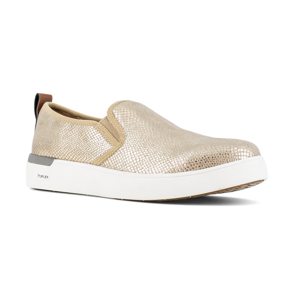 Rockport Women's Classic Gold Composite Toe Slip - On Work Shoe - RK644 - 5M